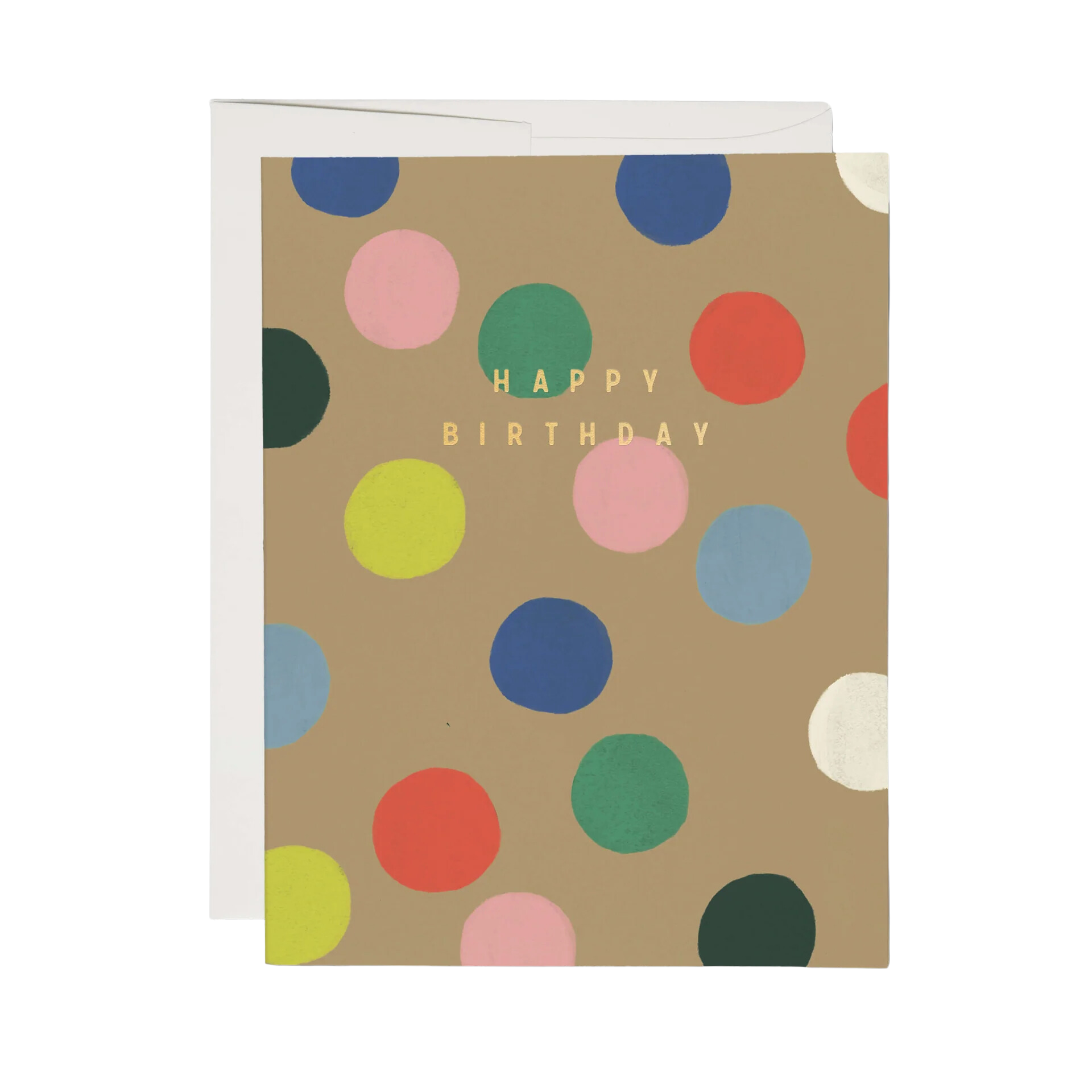 Rainbow Dots Greeting Card