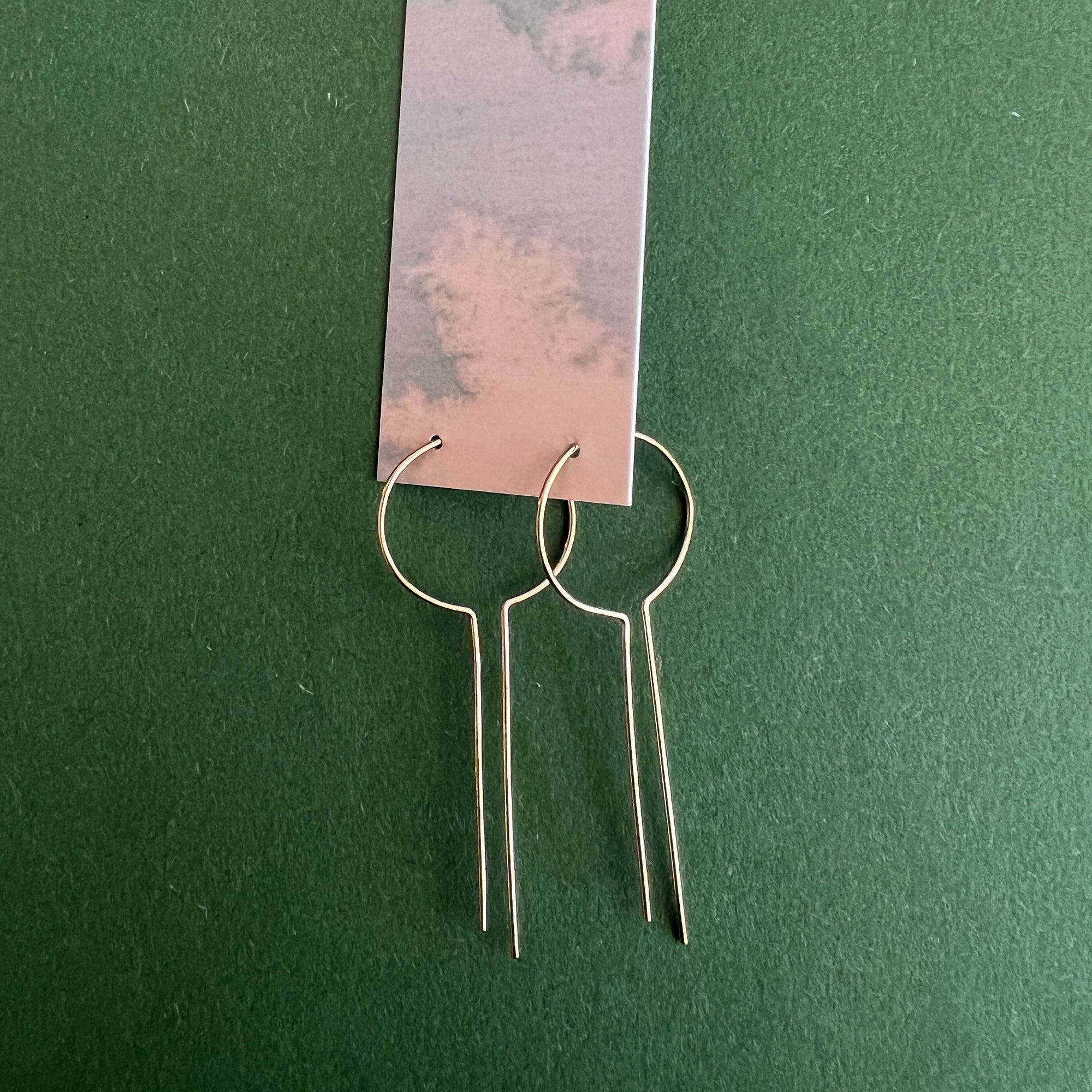 Large Goldfill Moonbeam Threader Earrings