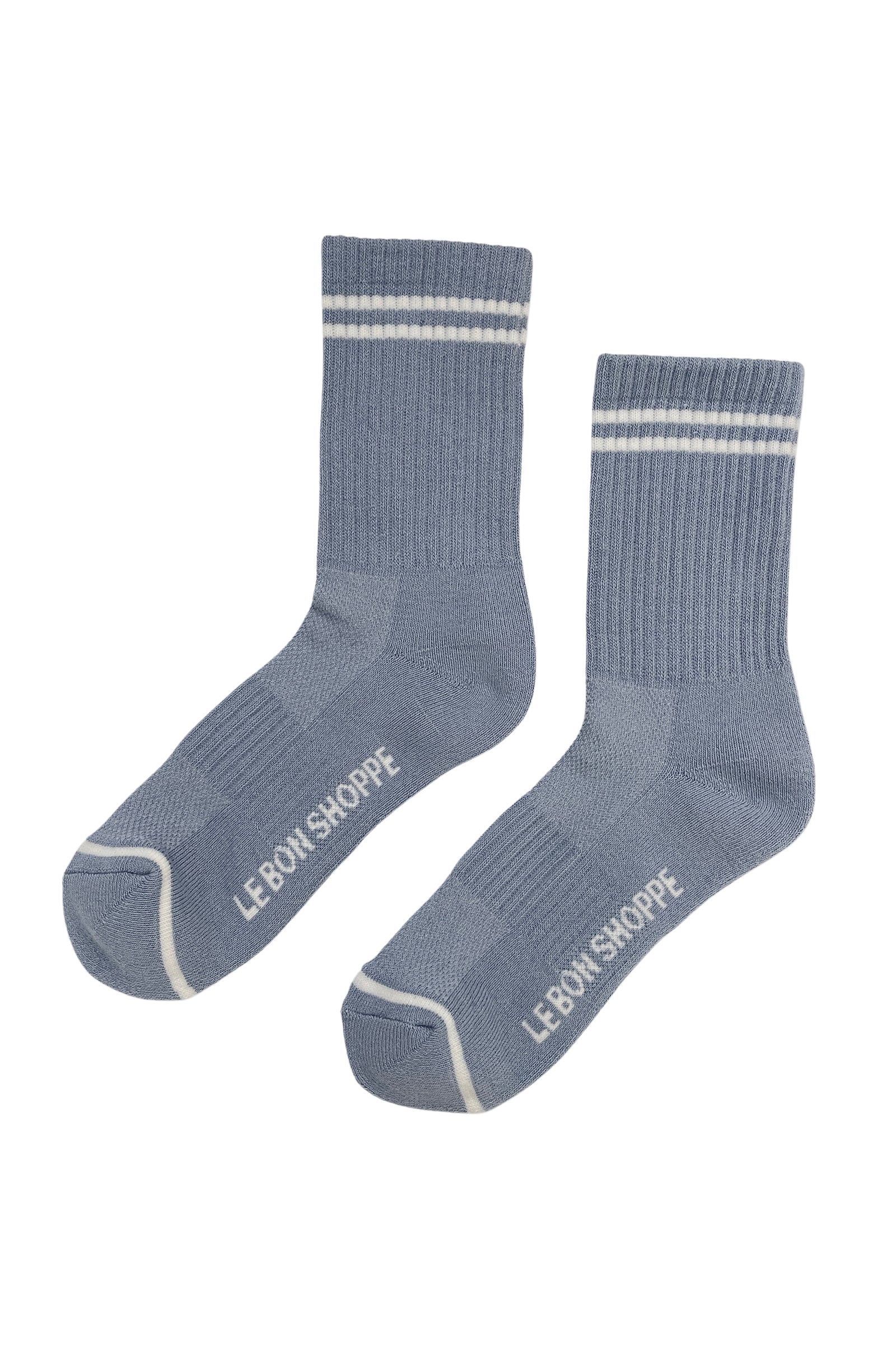 Boyfriend Socks – Striped Crew Socks for Everyday Style