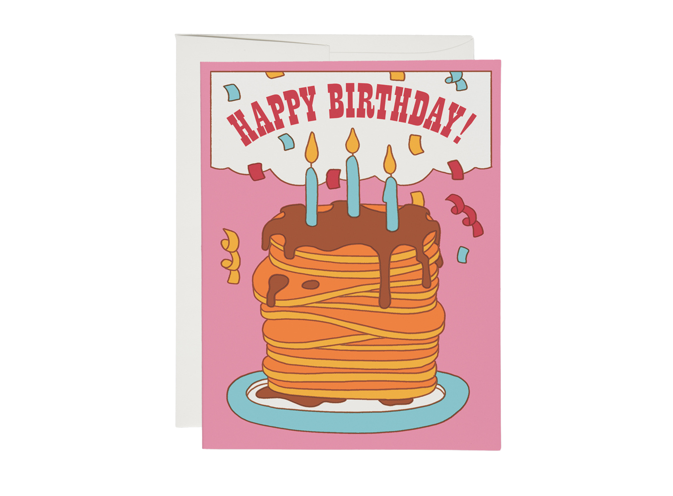 Pancake Birthday Card