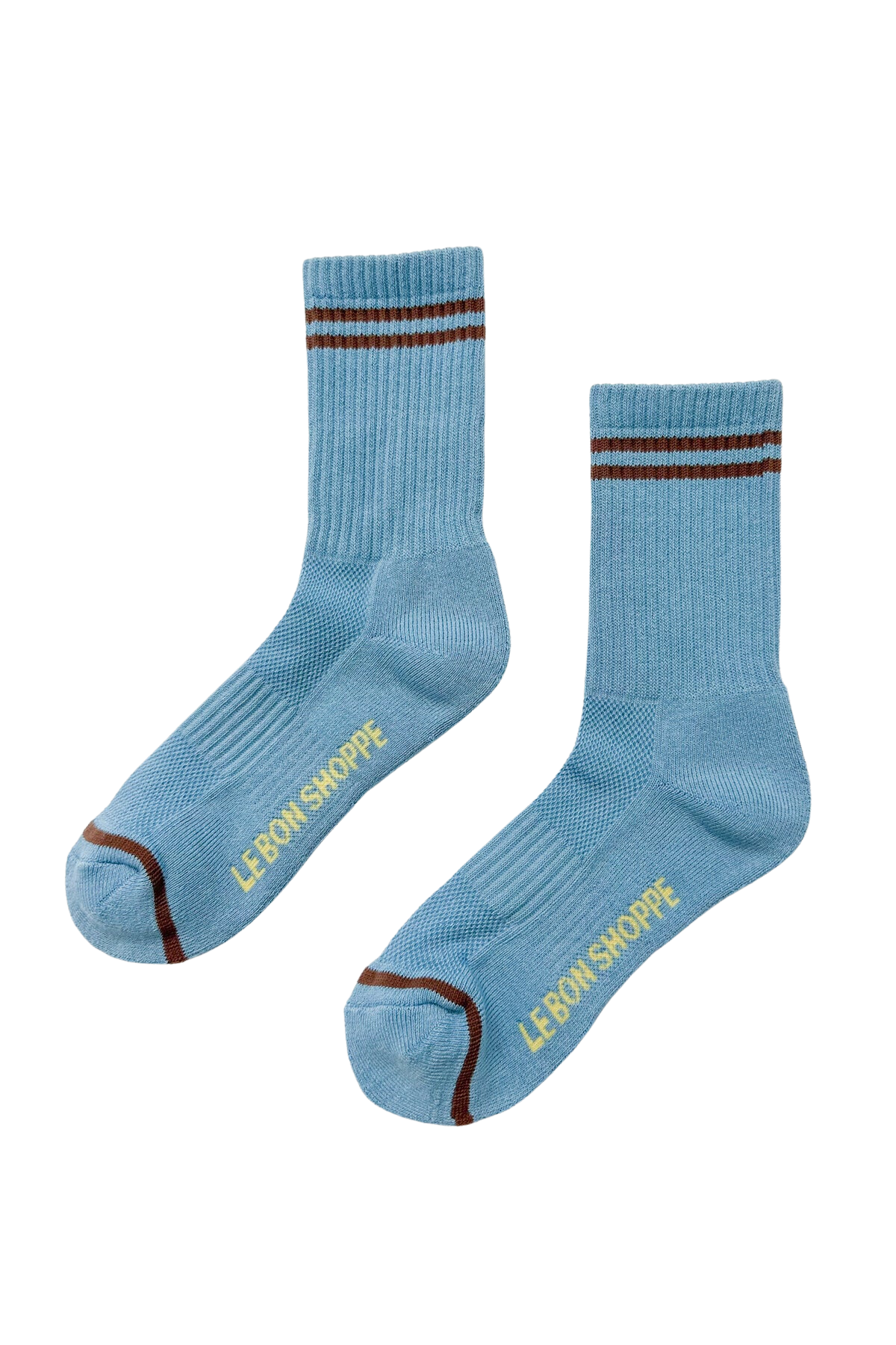 Boyfriend Socks – Striped Crew Socks for Everyday Style