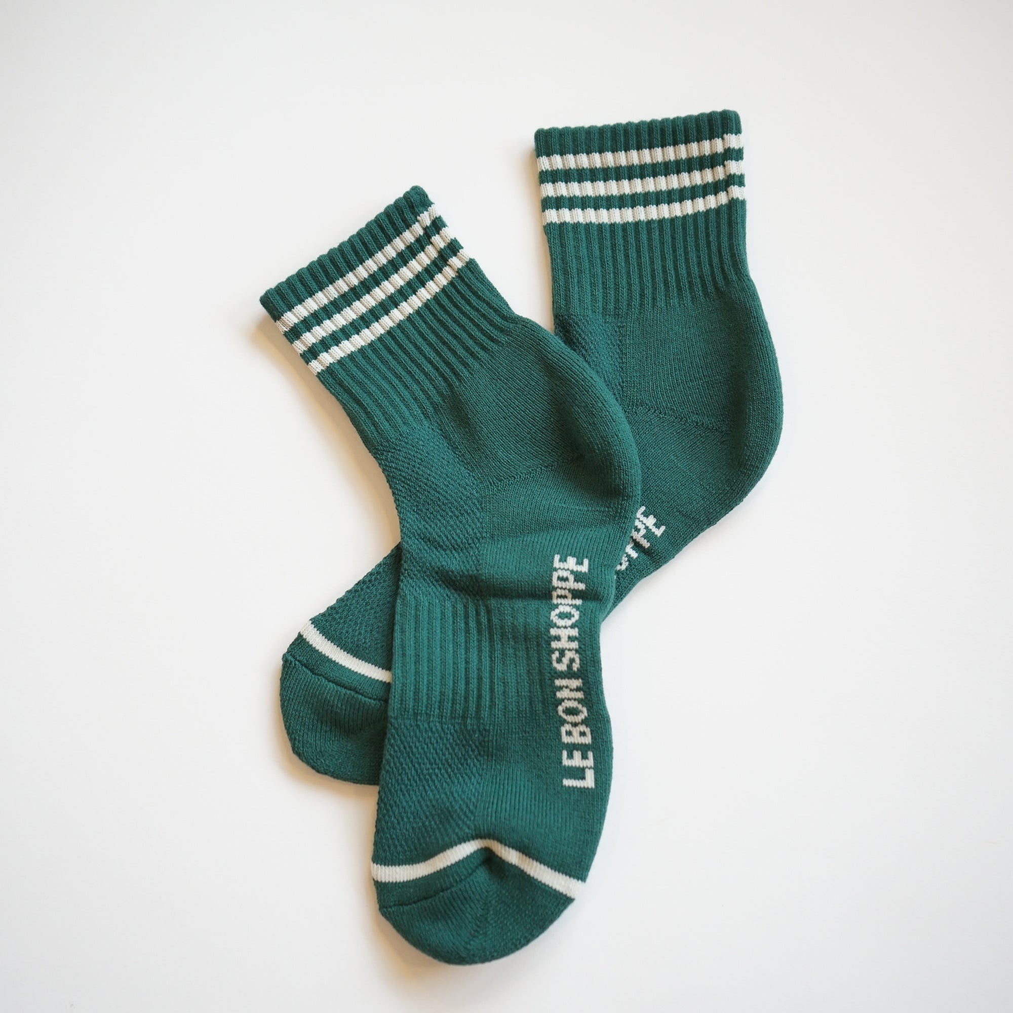 Boyfriend Socks – Striped Crew Socks for Everyday Style