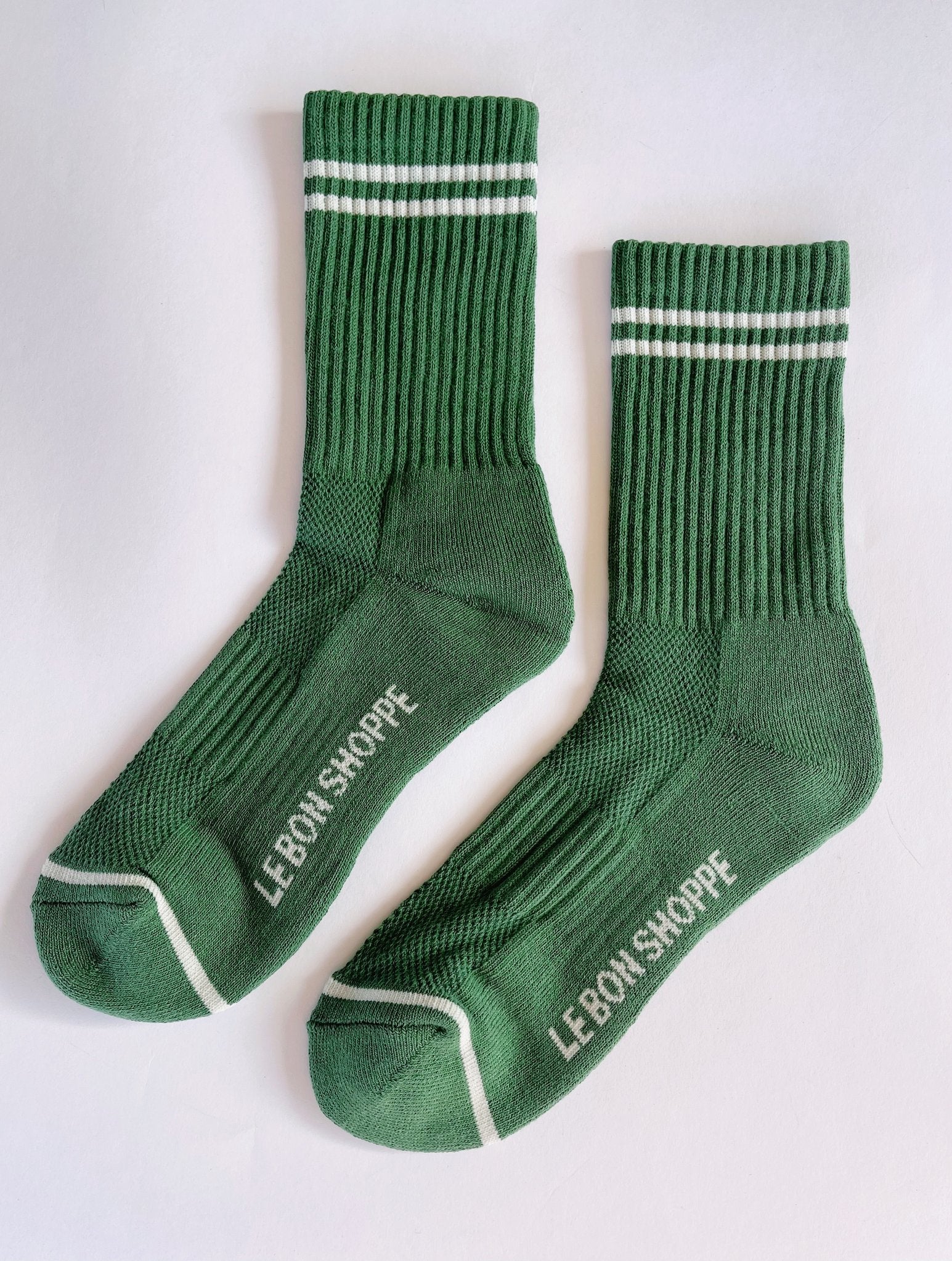 Boyfriend Socks – Striped Crew Socks for Everyday Style
