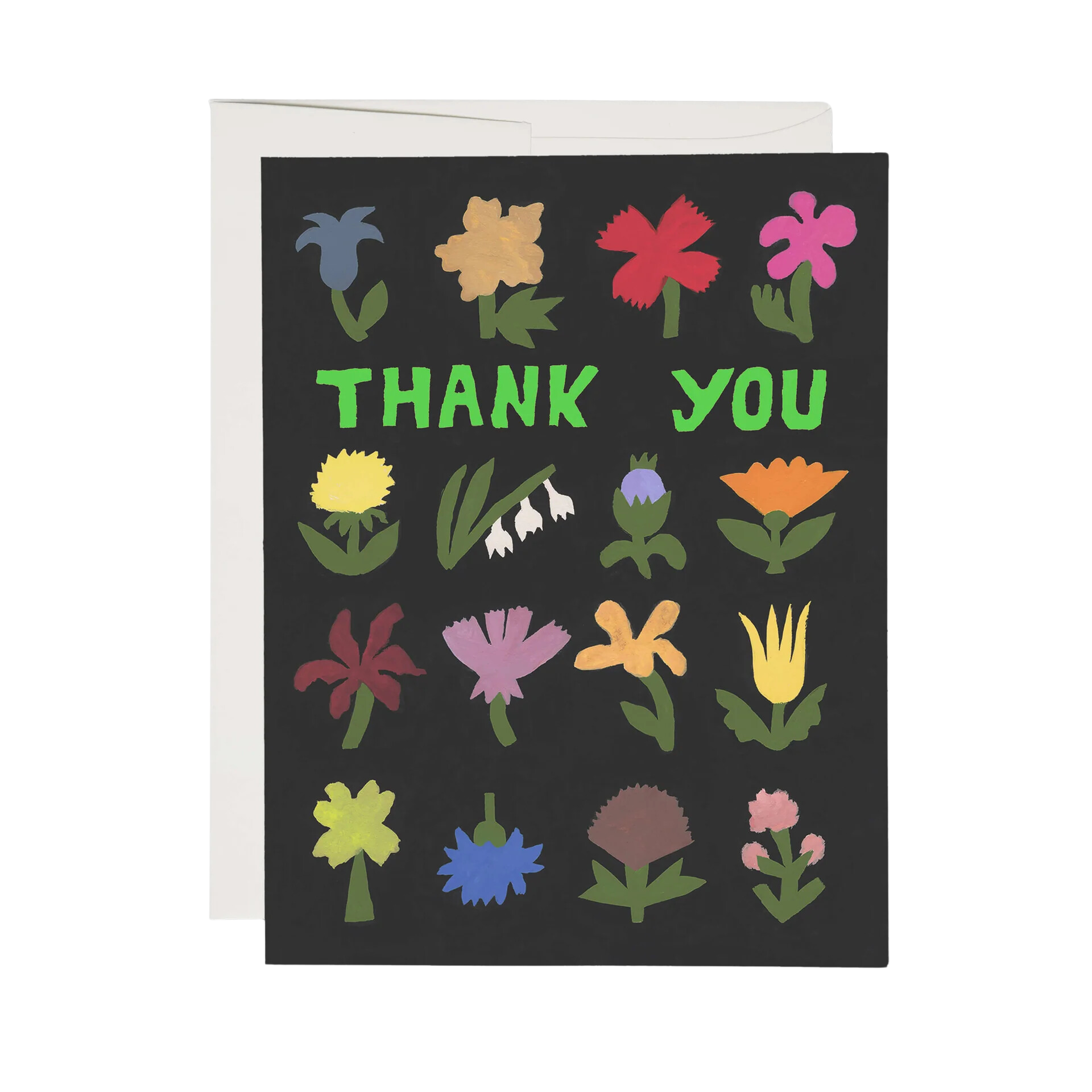 Little Flowers Thank You Card
