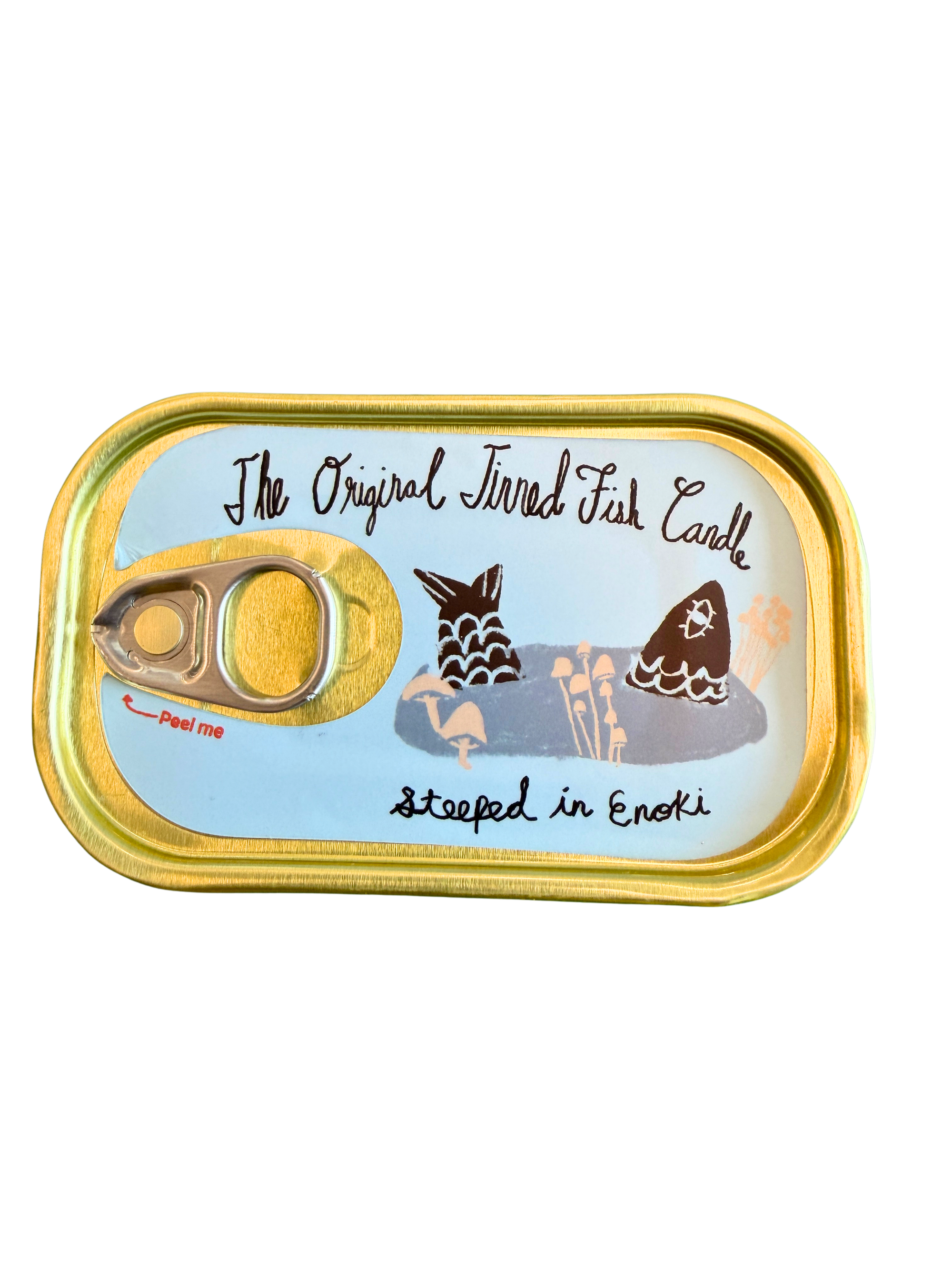 Tinned Fish Candle in Enoki