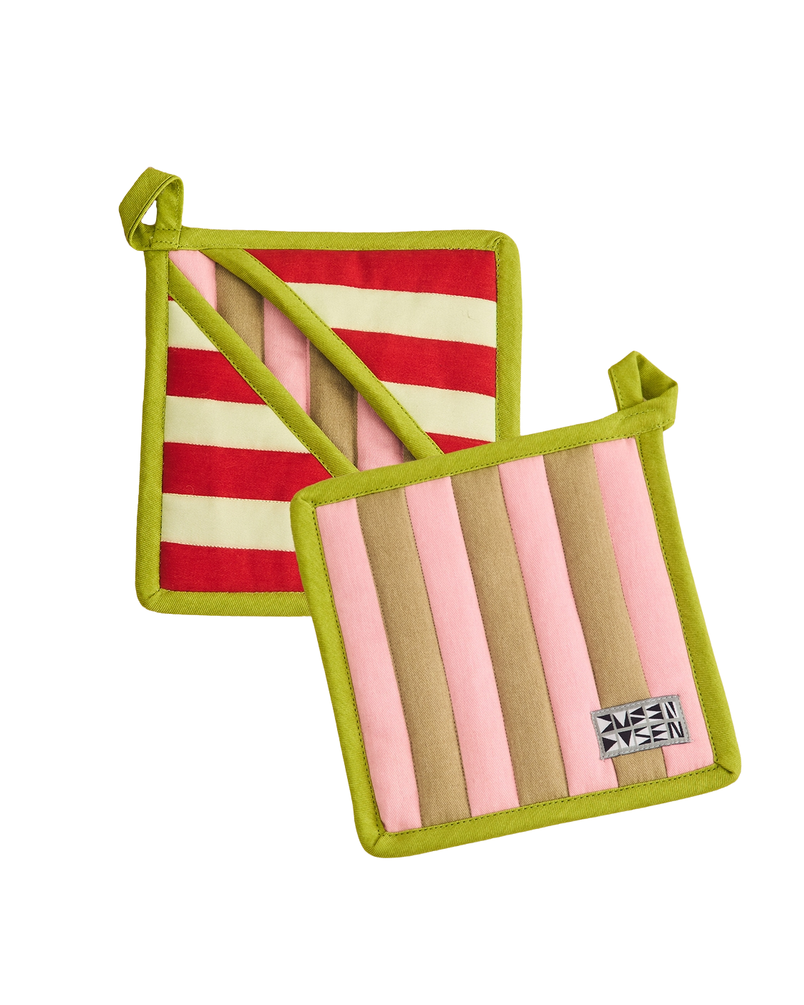 Ladybug Stripe Pot Holder