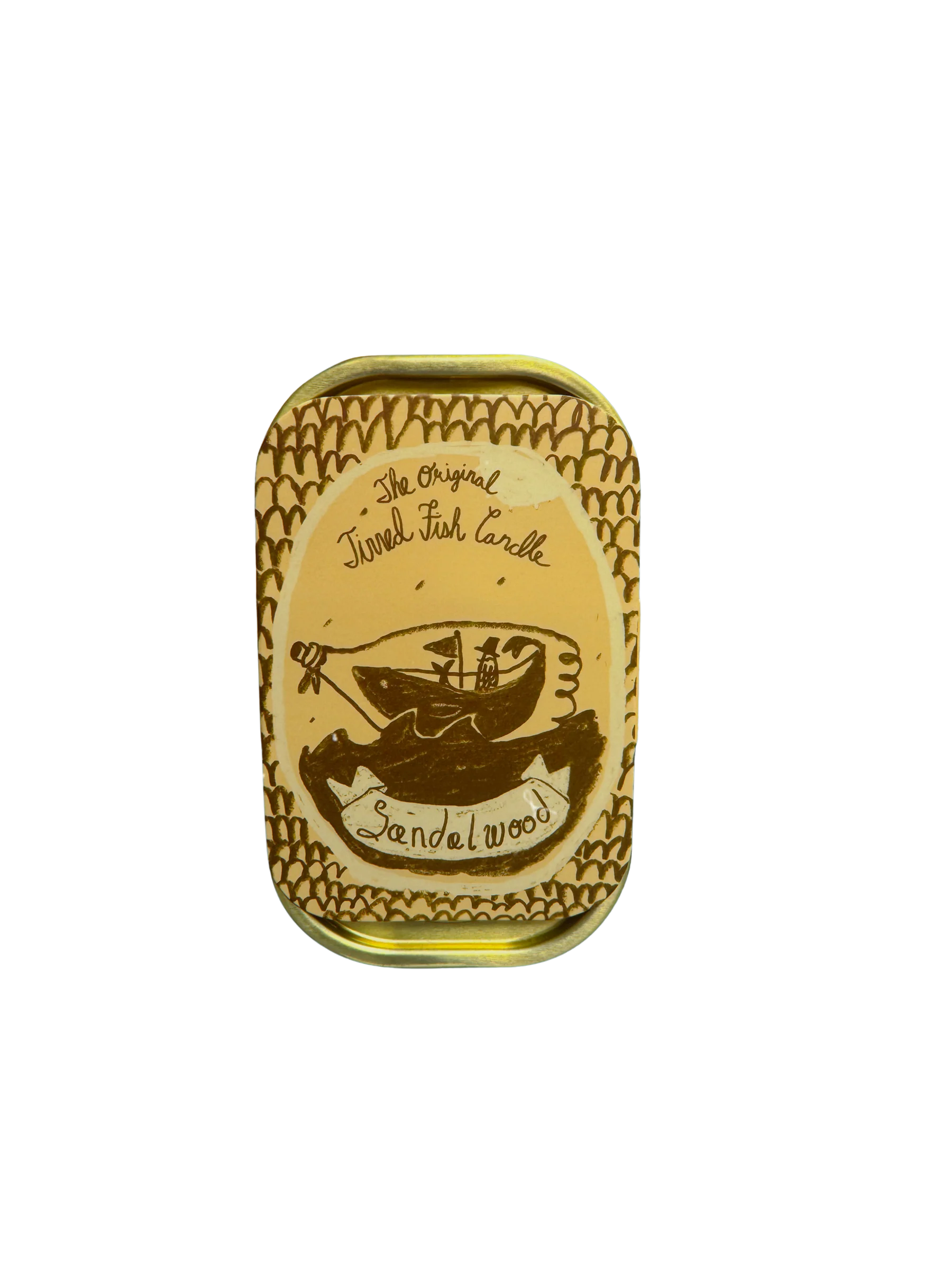 Tinned Fish Candle in Sandalwood
