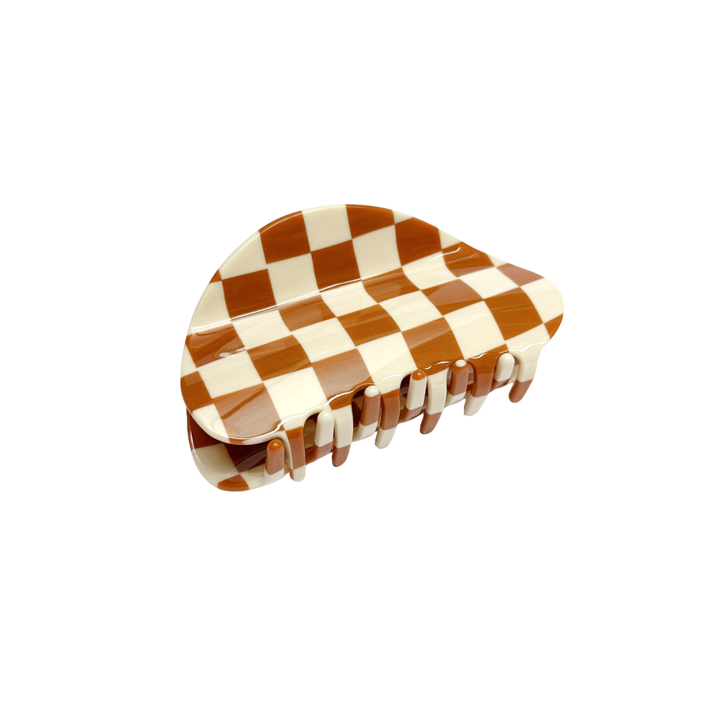 Checker Claw in Caramel