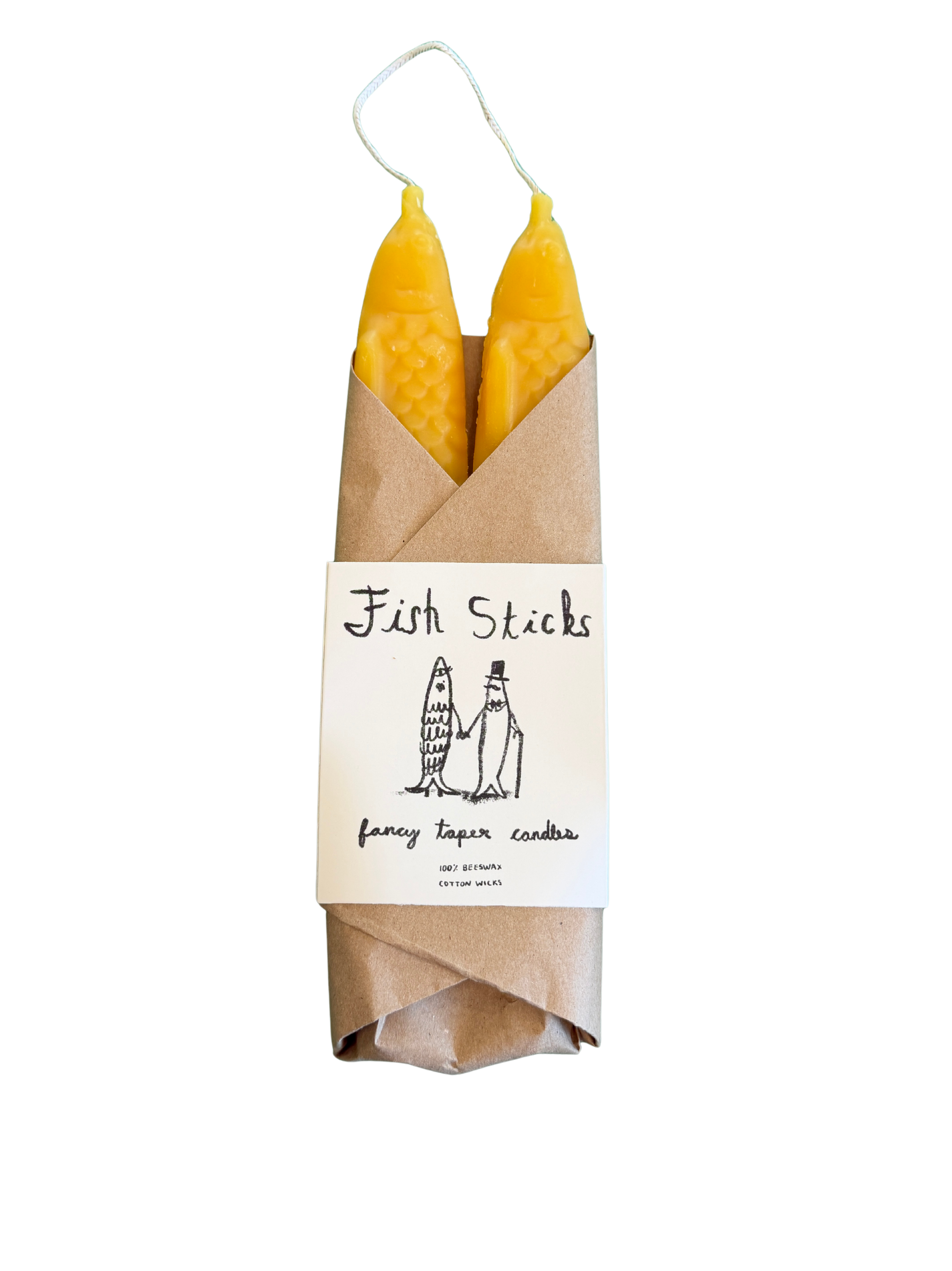 Fish Sticks Beeswax Candles