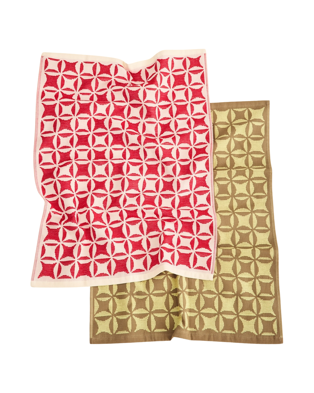 Set of 2 Quilt Dish Towels