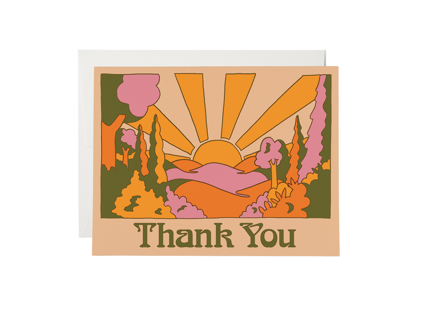 Sunrise Thank You Card