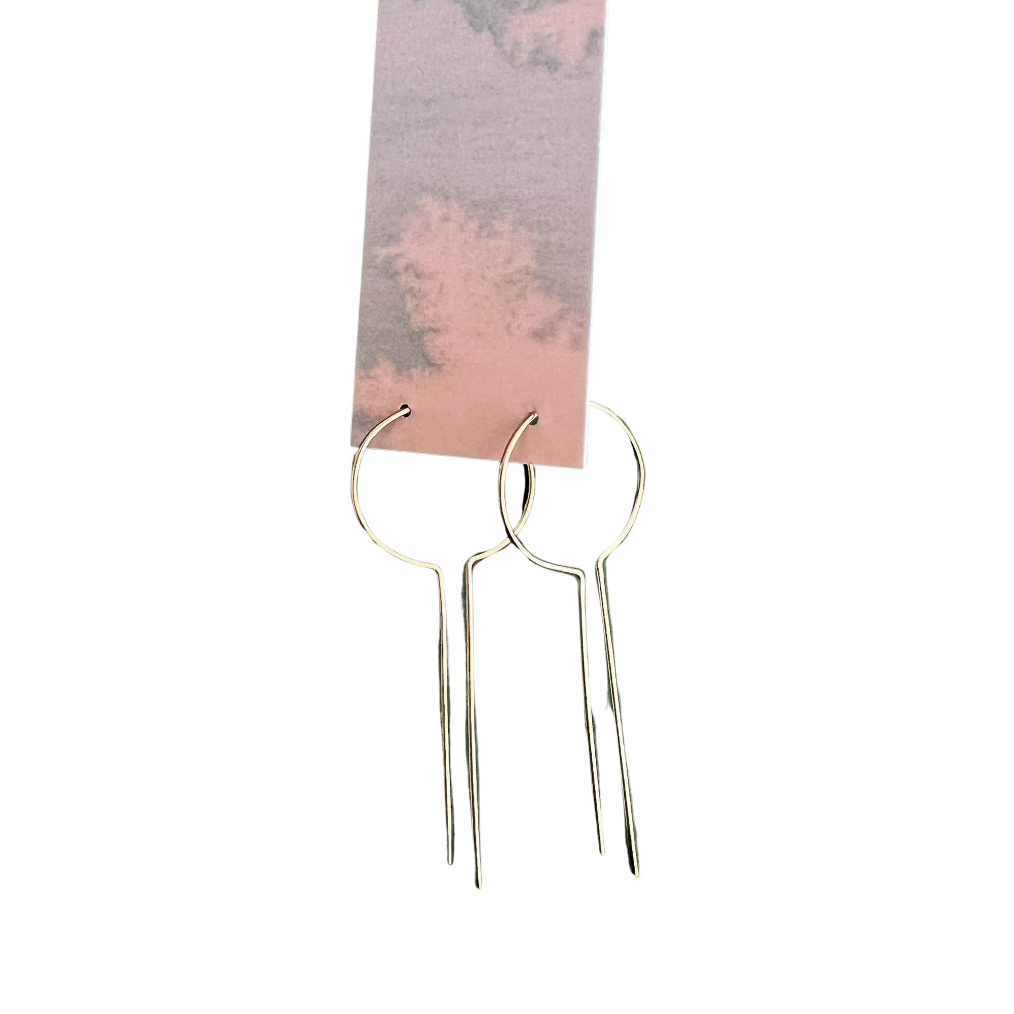 Large Goldfill Moonbeam Threader Earrings