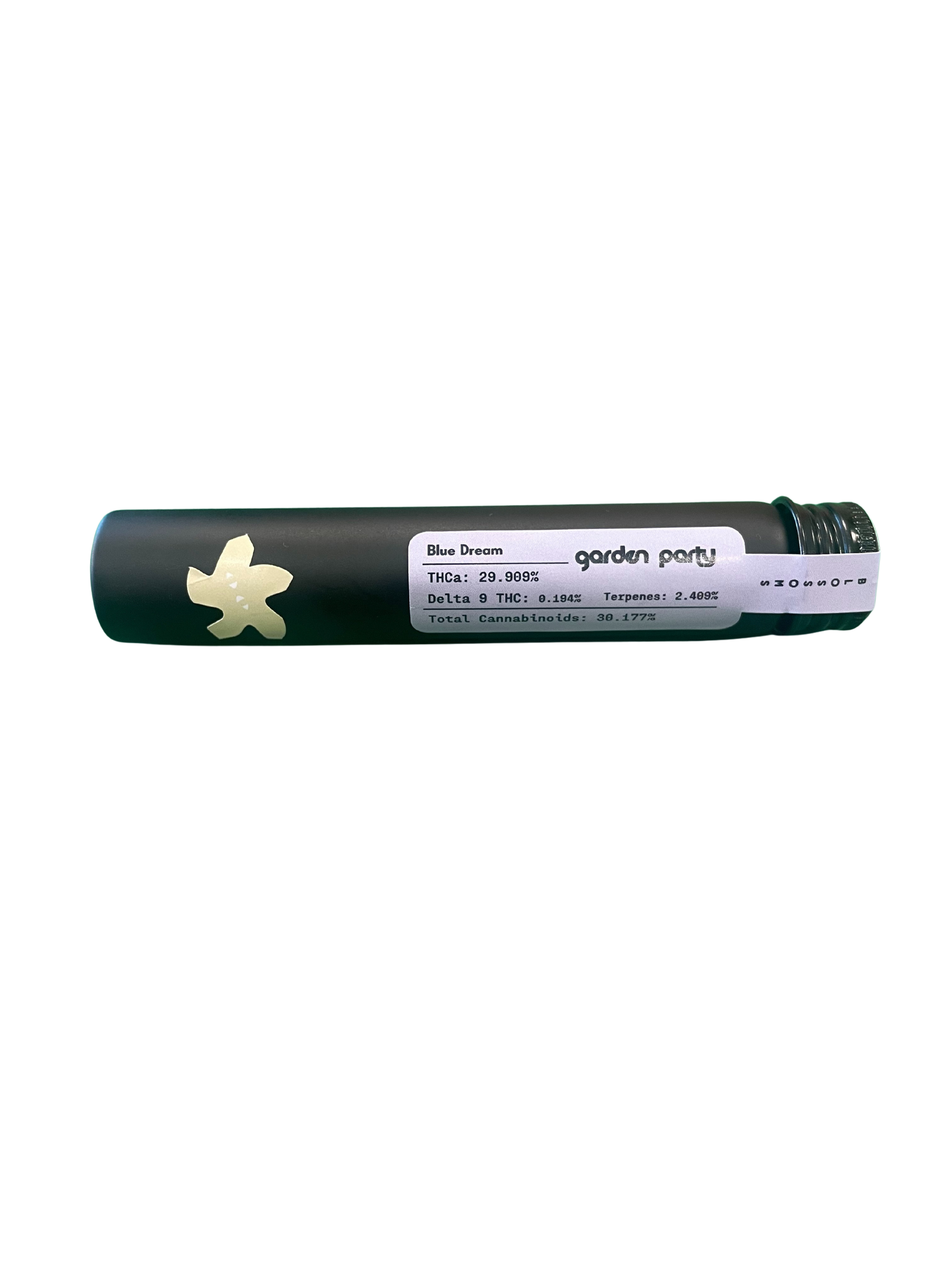 THCa Blue Dream Pre-Roll | Blue Dream THCa Flower Joint Garden Party THCa Blue Dream Pre-Roll | Blue Dream THCa Flower Joint Garden Party