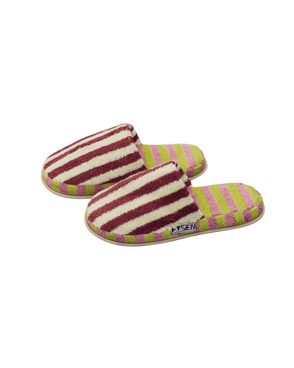 Caterpillar Terrycloth Slippers