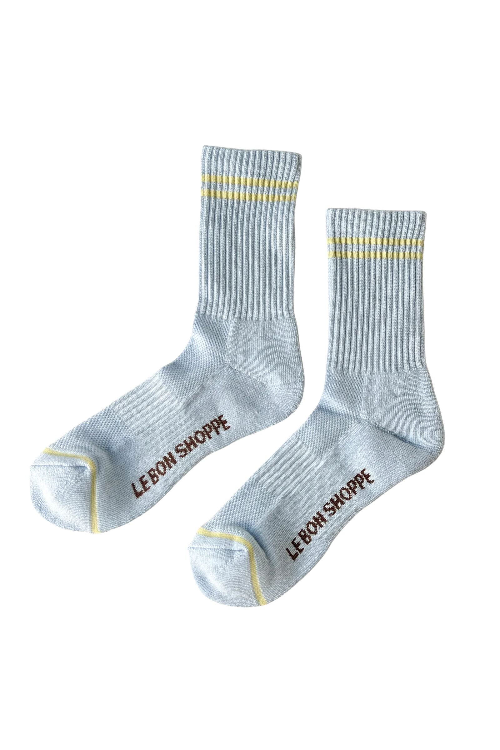 Boyfriend Socks – Striped Crew Socks for Everyday Style