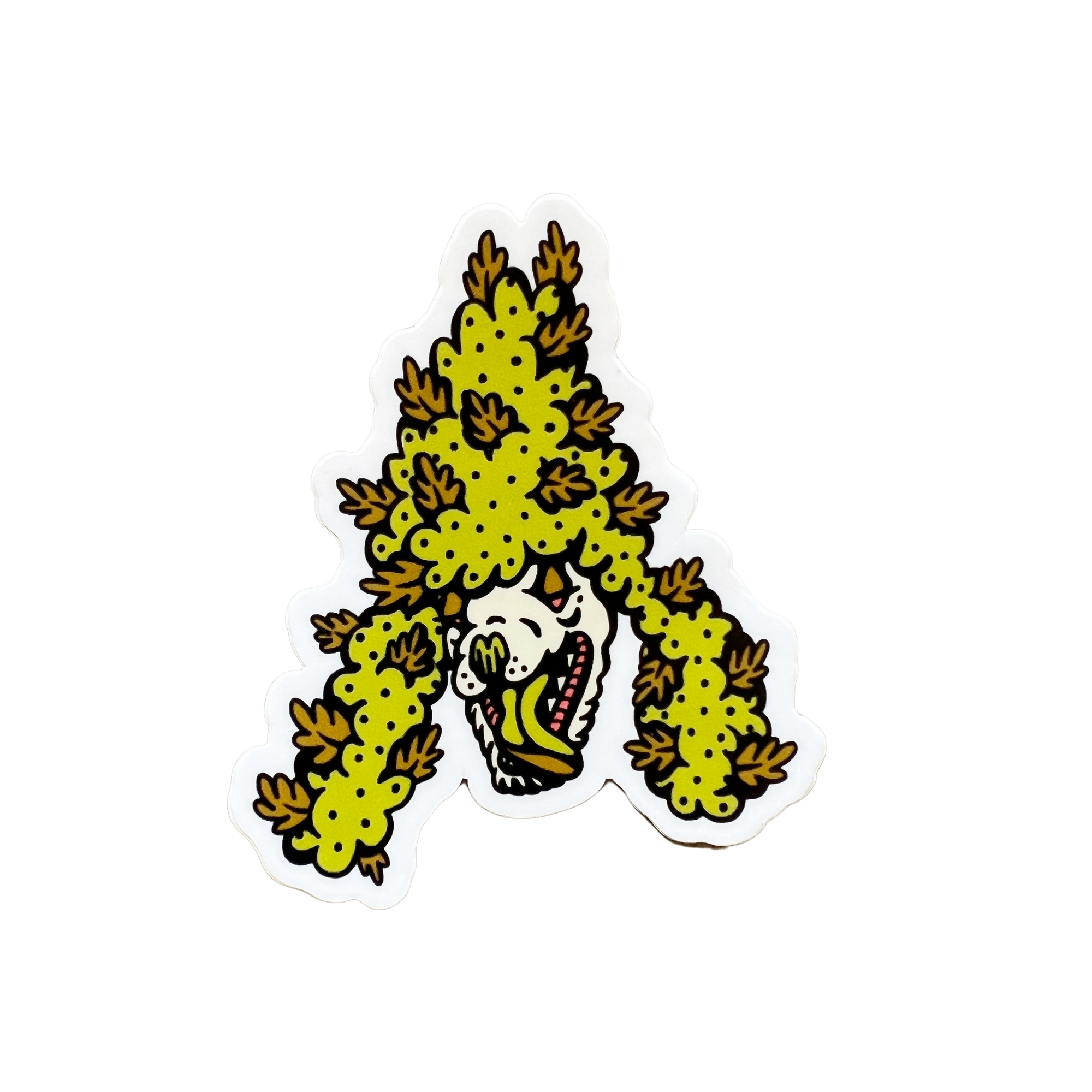 Weed Poodle Sticker No. 1
