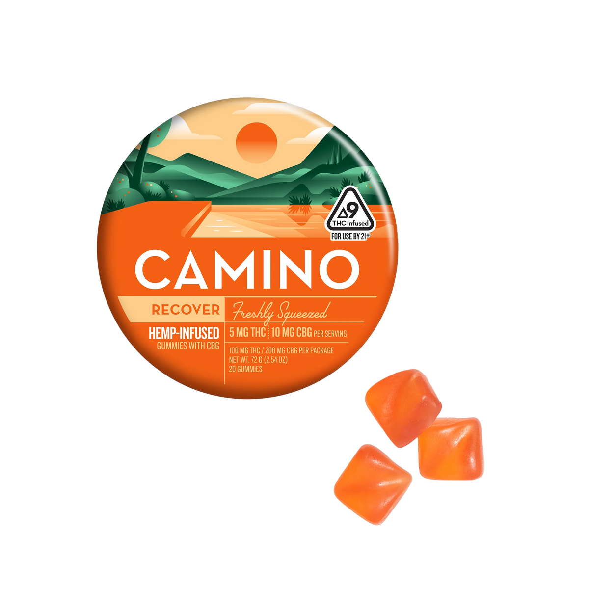 Freshly Squeezed Recover THC Gummies