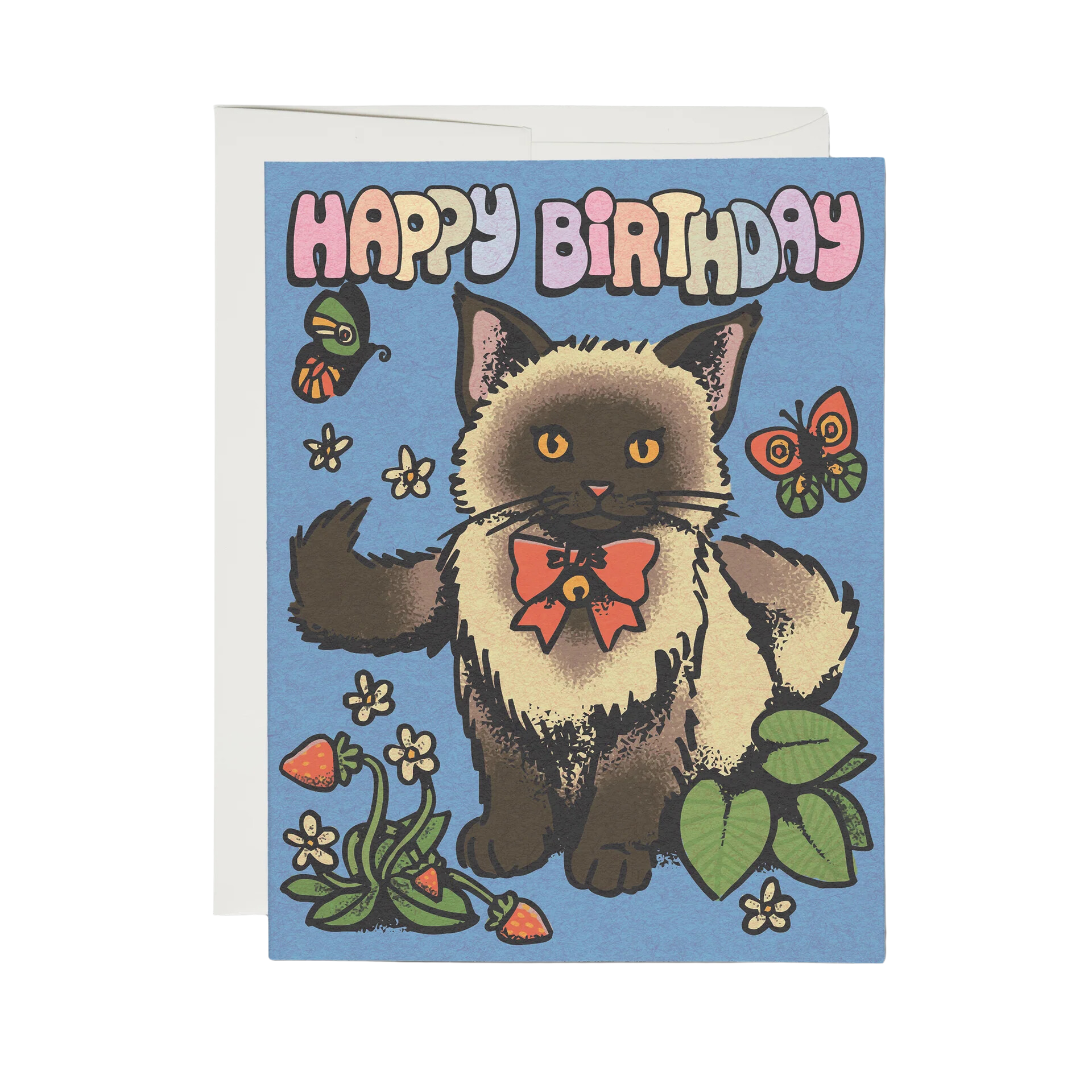 Siamese Birthday Greeting Card