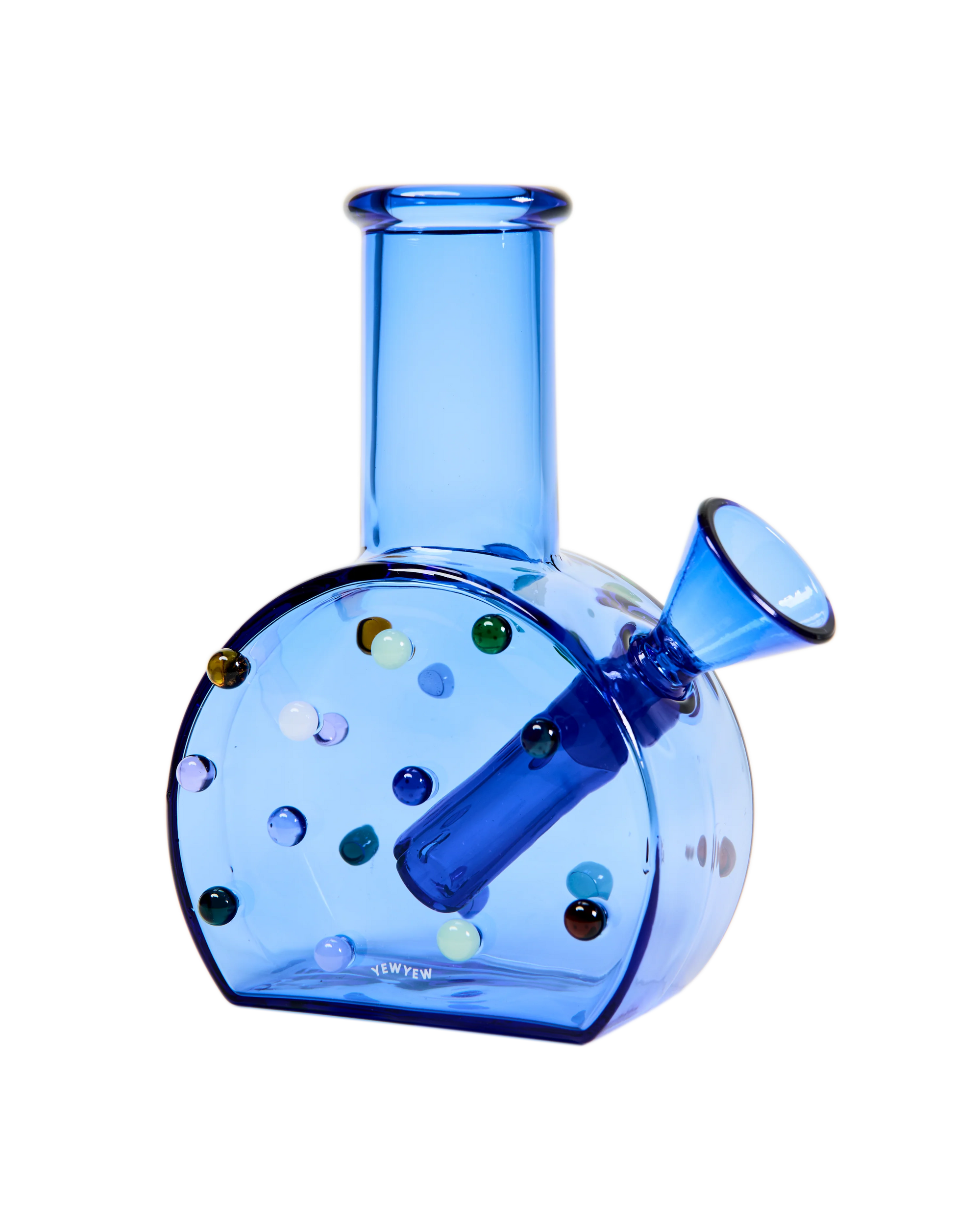Perfect Mini Bong in Blue Dot