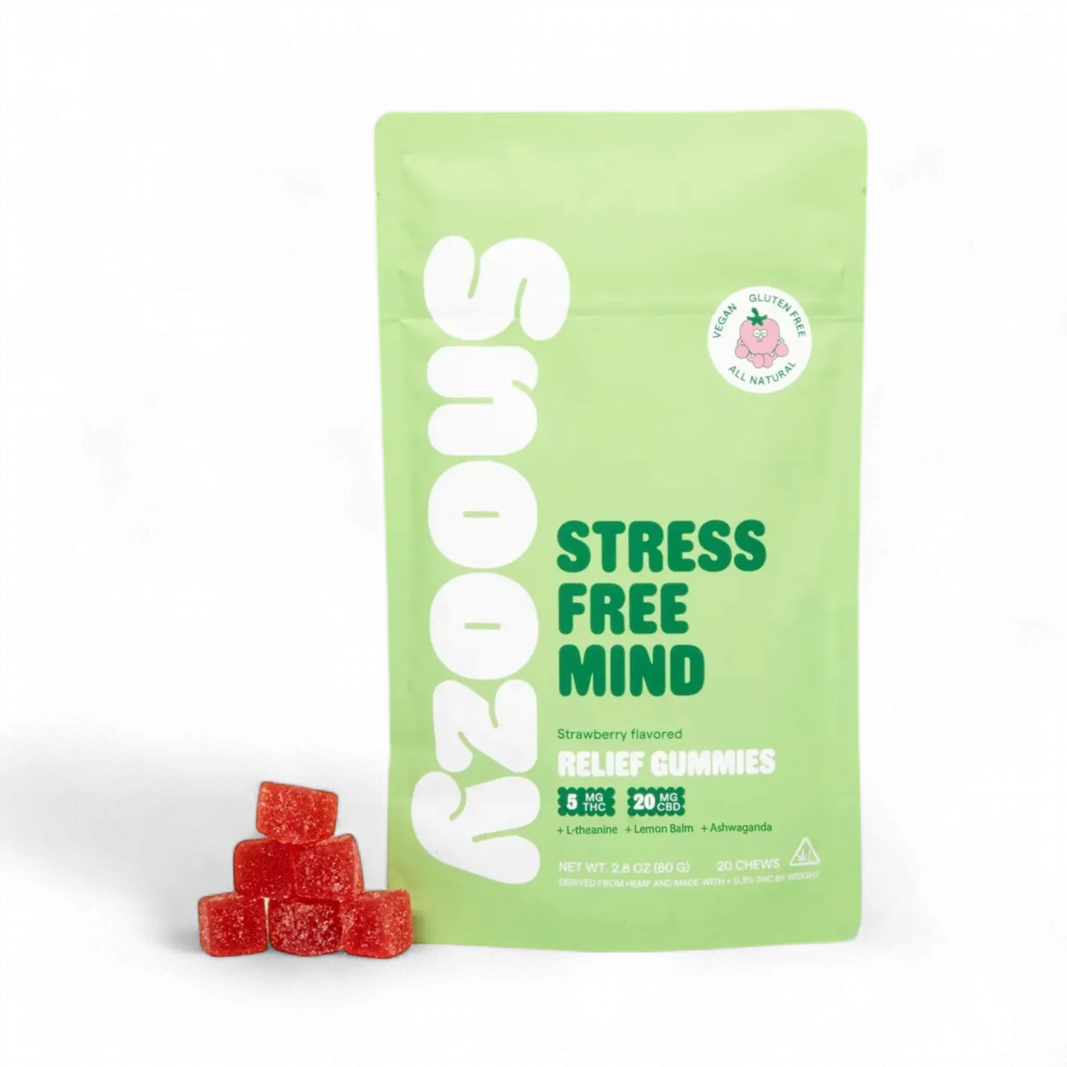 Stress Free Mind THC Gummies