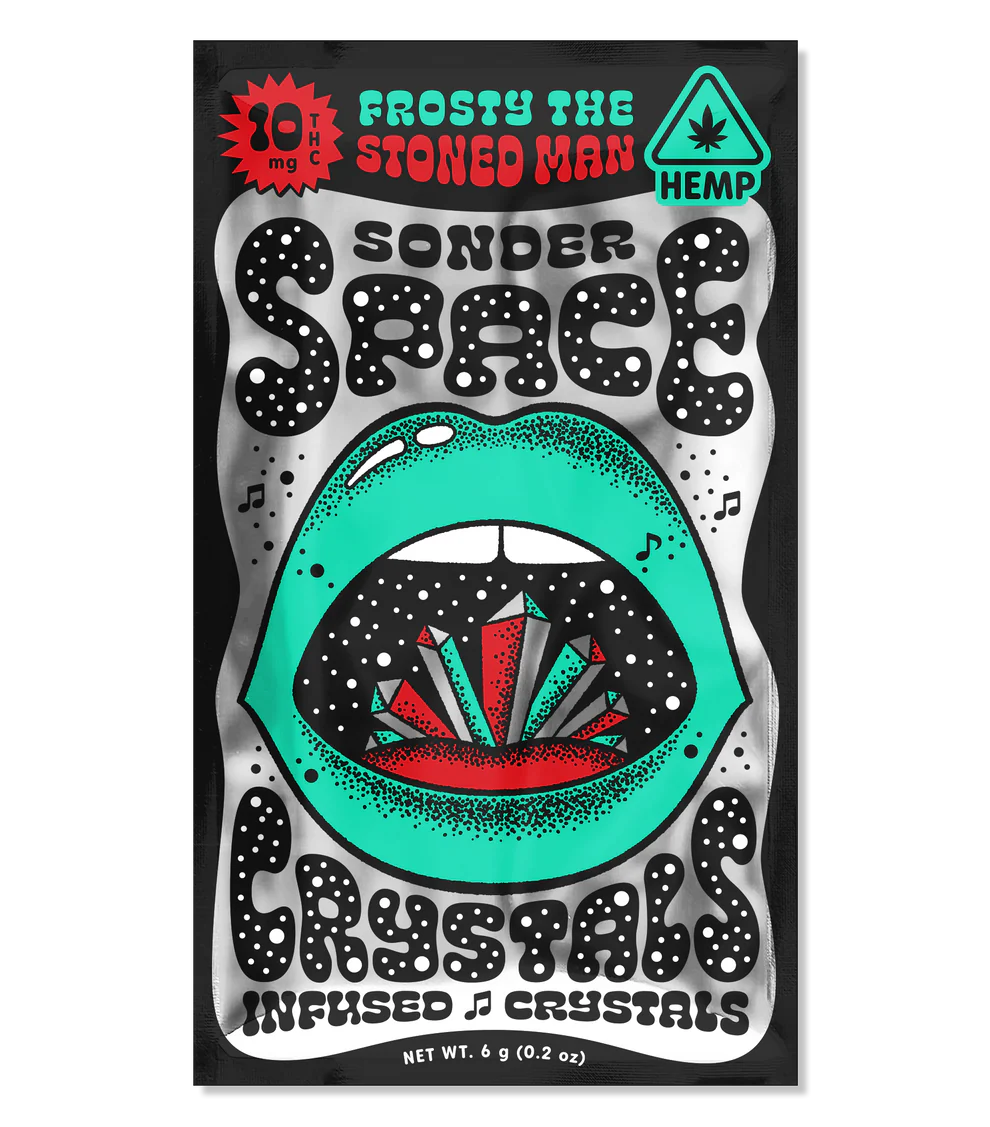 Frosty the Stoned Man Infused Crystals