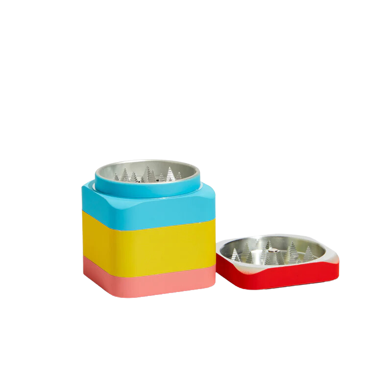 Mini Tabletop Grinder in Red Multi