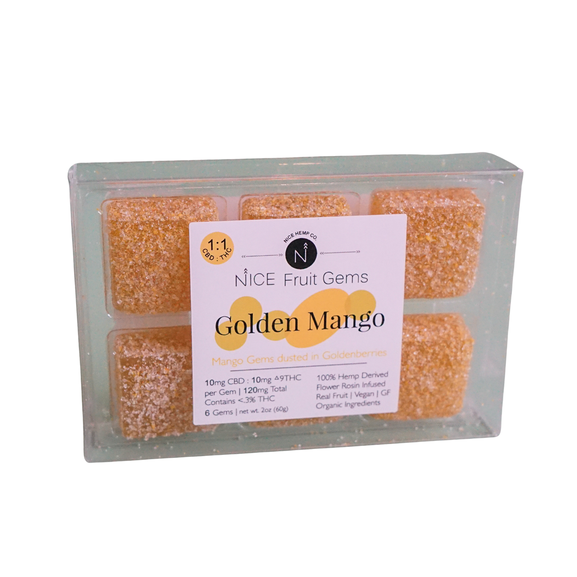 CBD & Delta-9 THC Mango Gummies