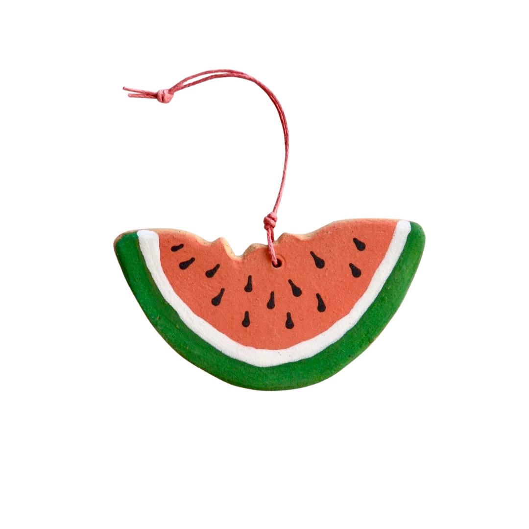 Ceramic Watermelon Ornament