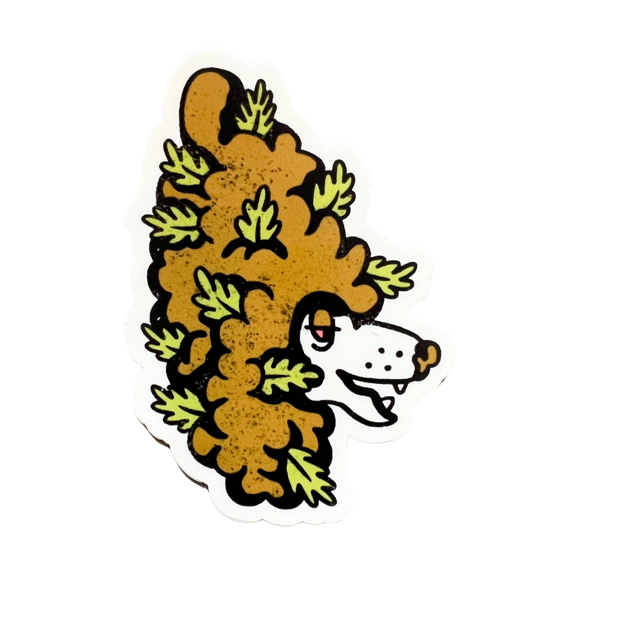 Weed Poodle Sticker No. 2