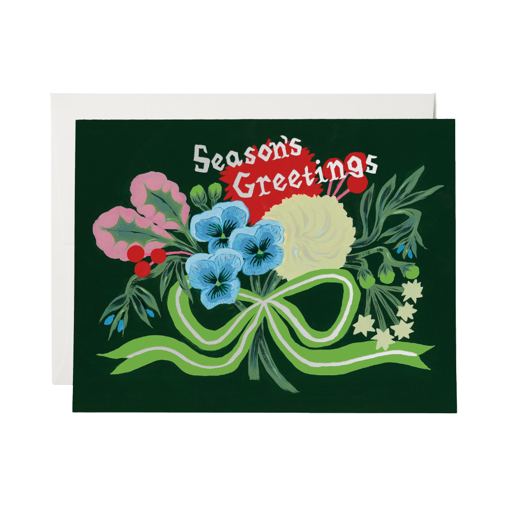 Holiday Bouquet Greeting Card