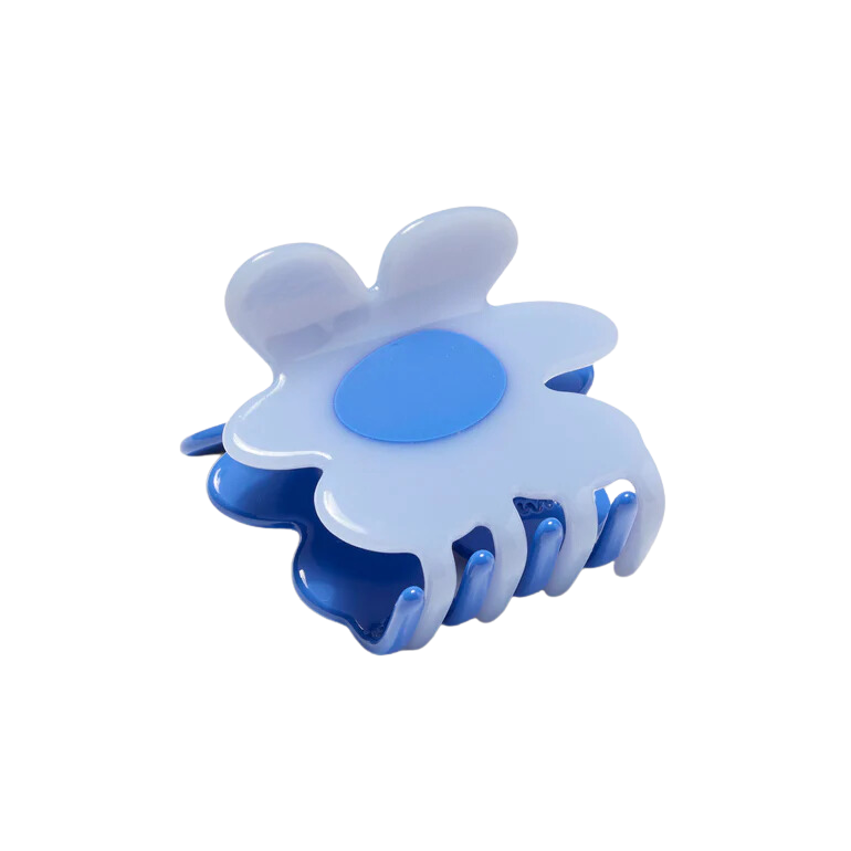 Flower Claw in Periwinkle + Blue