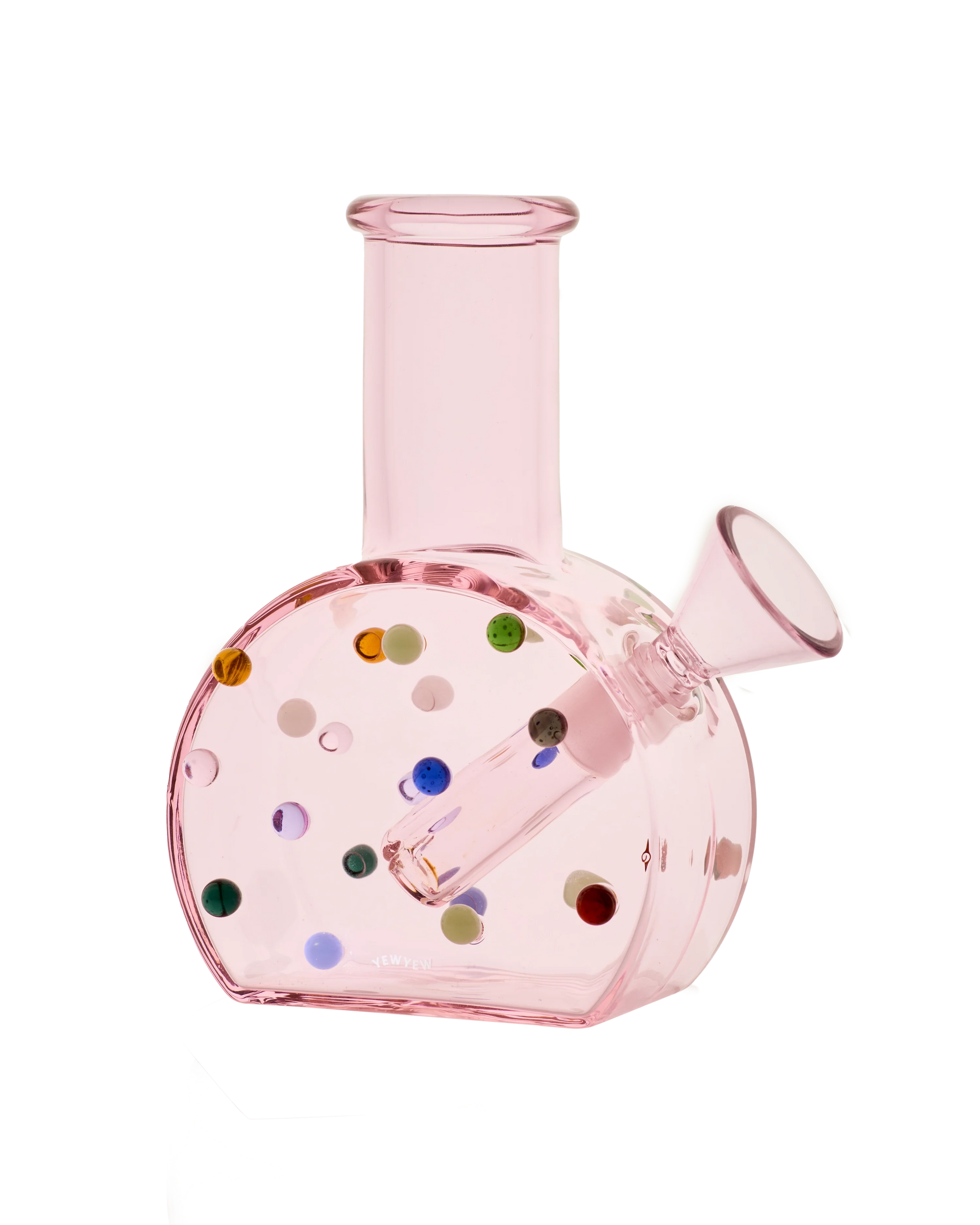 Perfect Mini Bong in Pink Dot