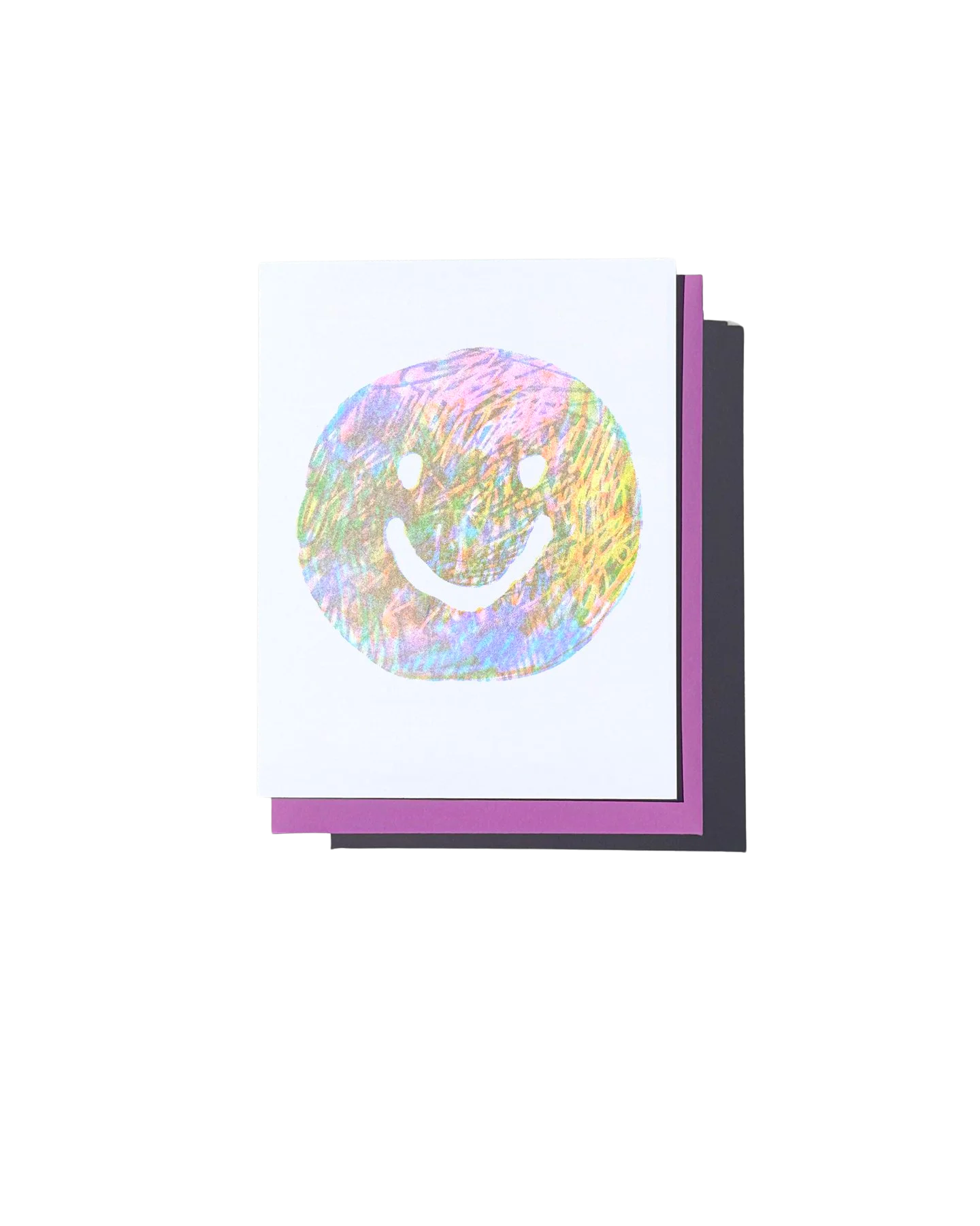 Scribble Smiley Greeting Card
