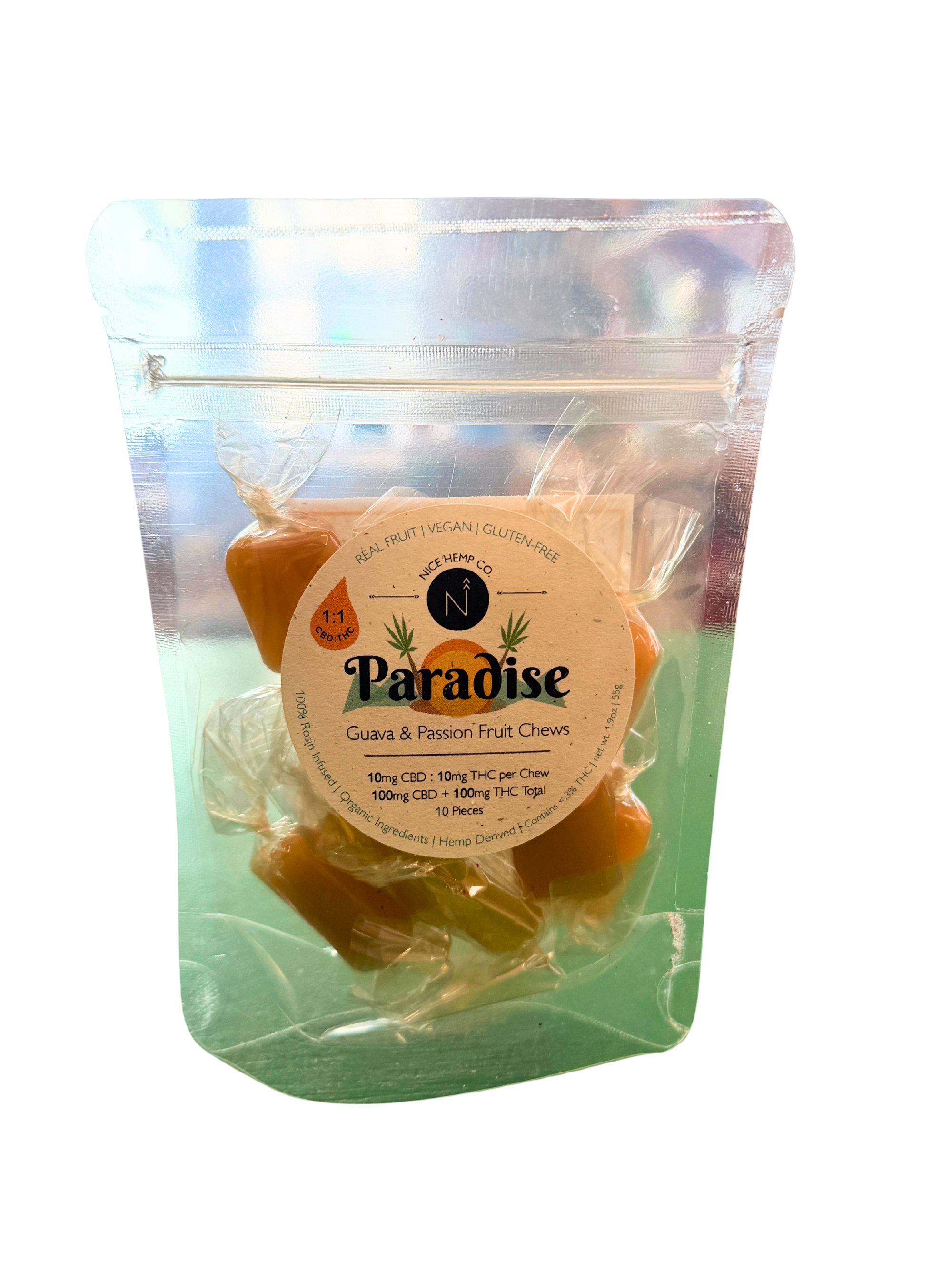 Paradise Guava & Passion Fruit THC Fruit Chews