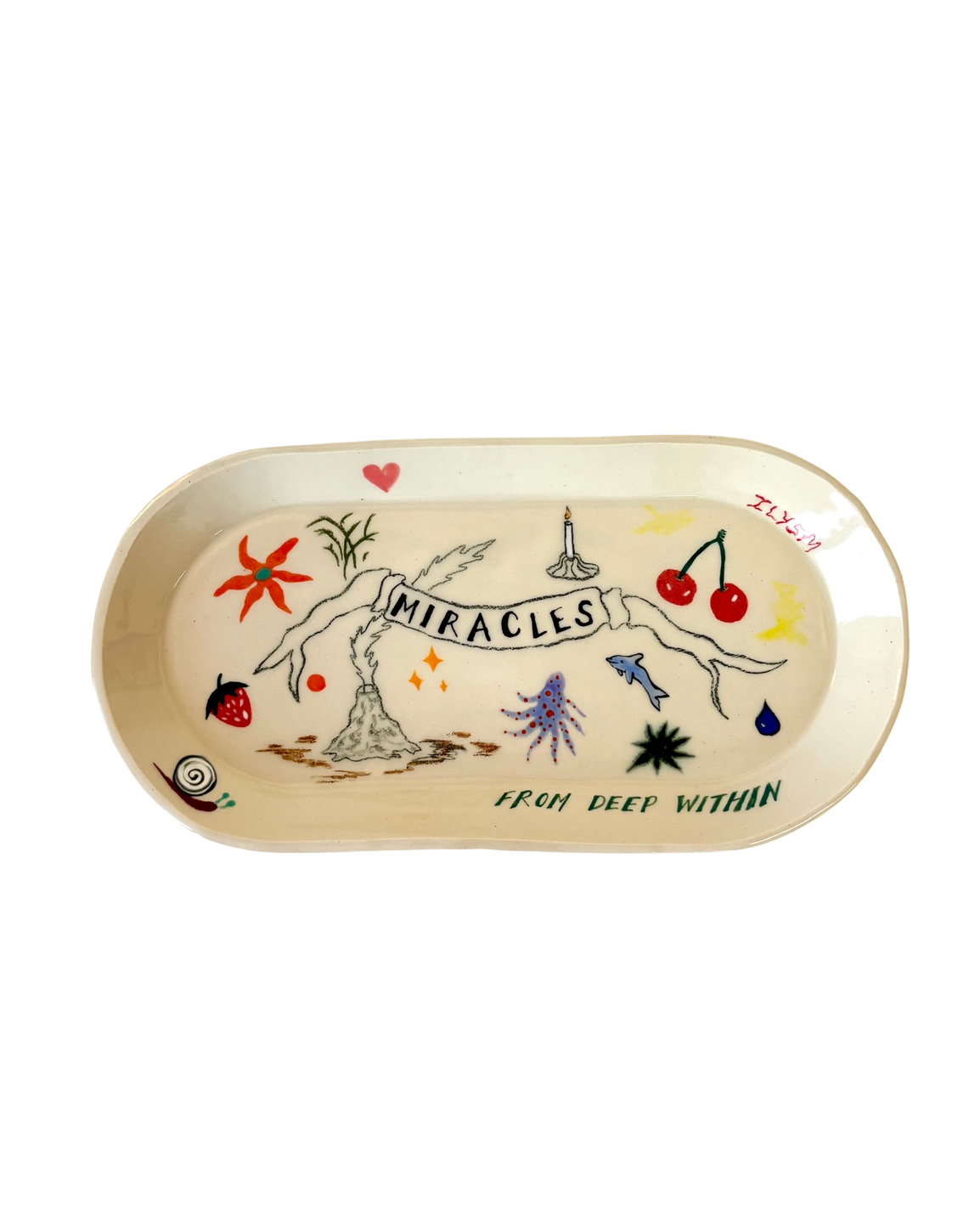 Miracles Oval Tray