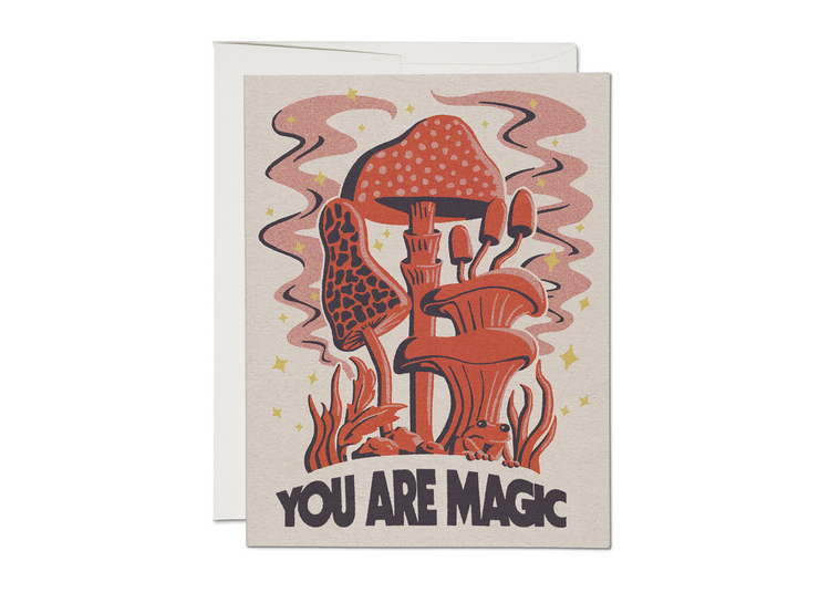 Mushroom Power Friendship Card