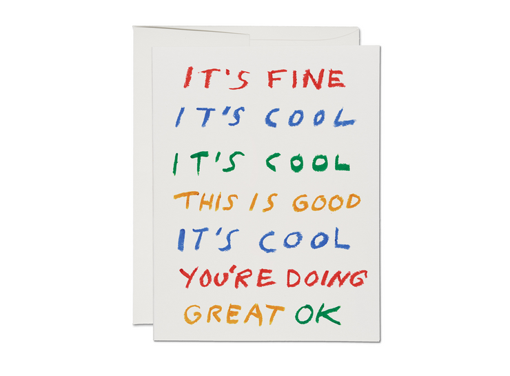 This Is Good Encouragement Card