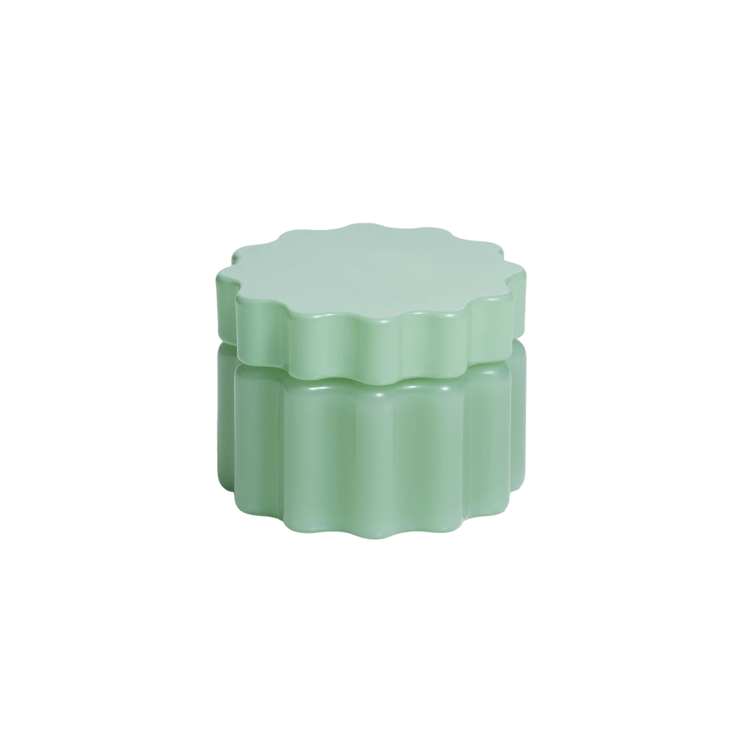 Short Stash Jar in Mint Green