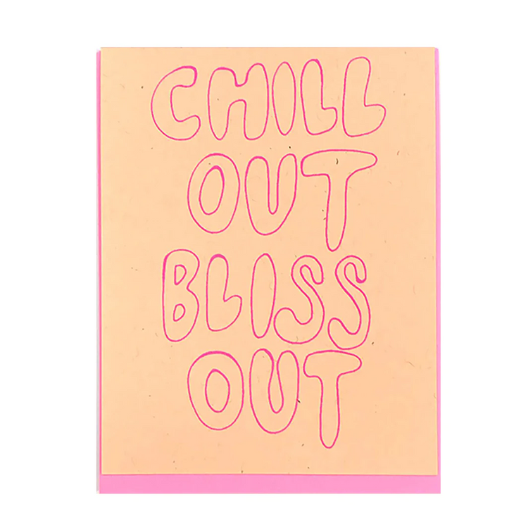 Cosmic Peace Studio - Chill Out Bliss Out Greeting Card