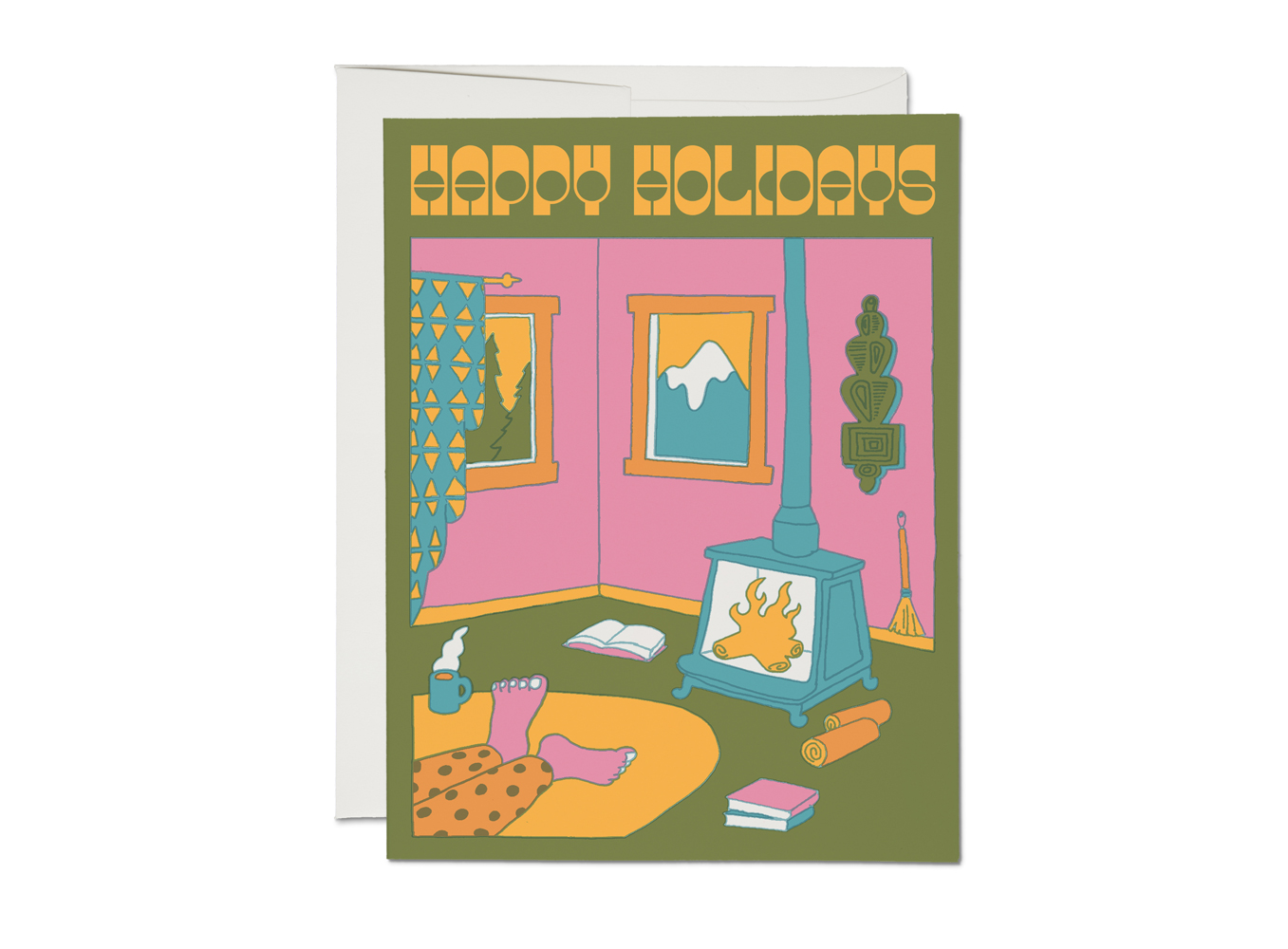 Fireside Holiday Card