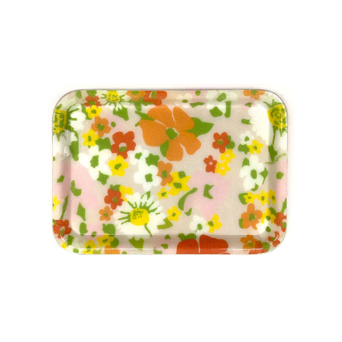 Three Potato Four - Wildflowers Trinket Tray Small